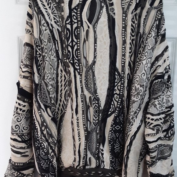 Coogi sweater jacket bomber large - Picture 2 of 4